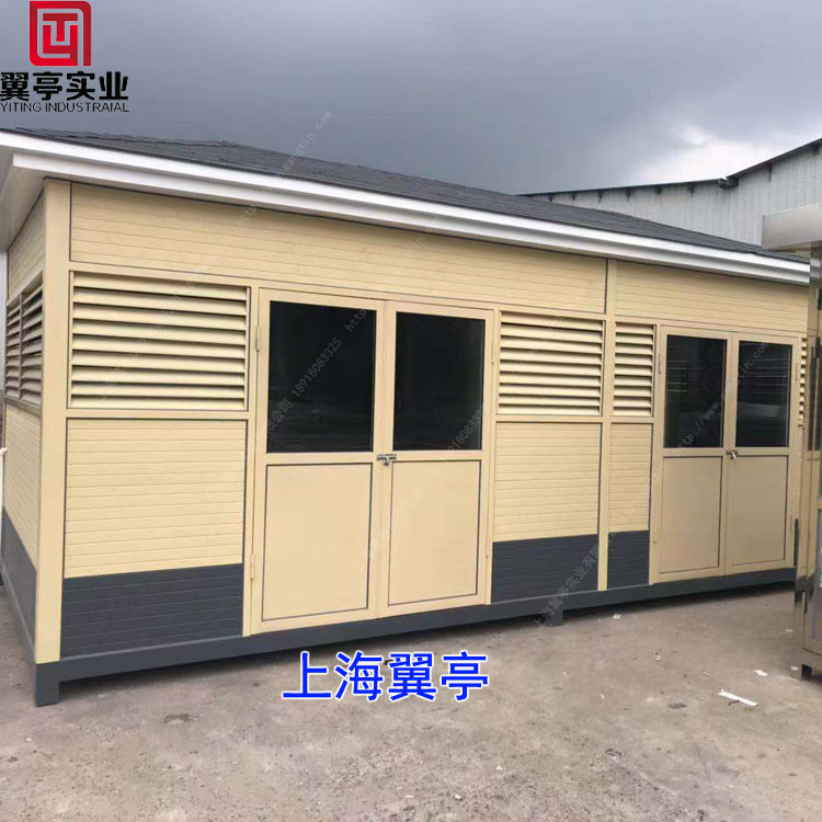 大型垃圾收集房現(xiàn)場制作完工！